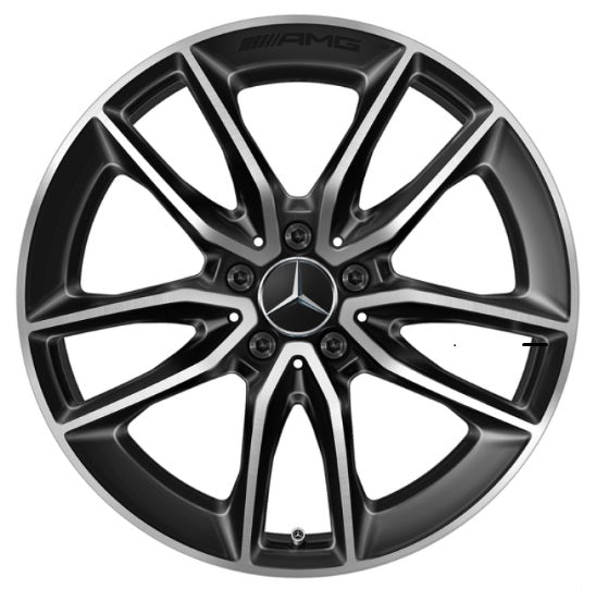 Original Mercedes-Benz AMG aluminum rim 8.5J x 19 ET 55.2 CLA C118 AMG A11840104007X23