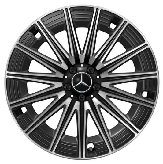Original Mercedes-Benz AMG alloy wheel 9.5J x 21 ET 51 E-Class W214 rear axle A21440108007X23
