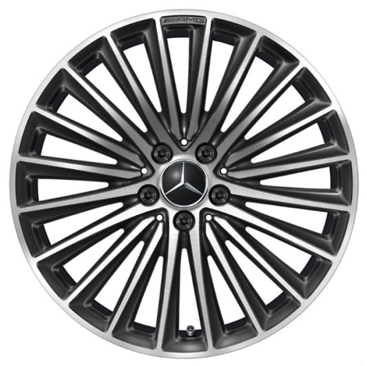 Original Mercedes-Benz AMG alloy wheel 7.5J x 19 ET 40 C-Class W206 front axle A20640119007X23
