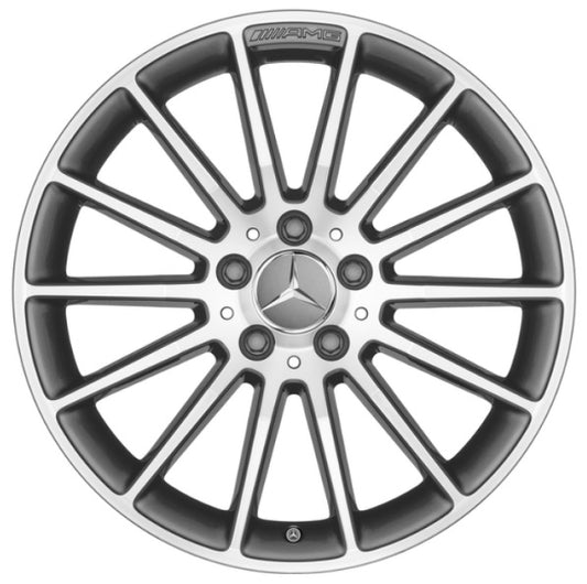 Original Mercedes-Benz AMG alloy wheel 8J x 18 ET 50.5 A-Class W176 B-Class W246 CLA 117 rear axle A17640110007X21